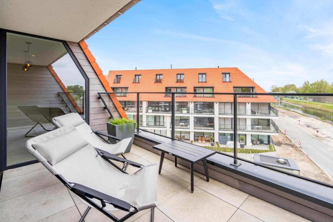 Renewed Comfort Duplex W 2 Terraces Nearby Marina Lägenhet Nieuwpoort Exteriör bild